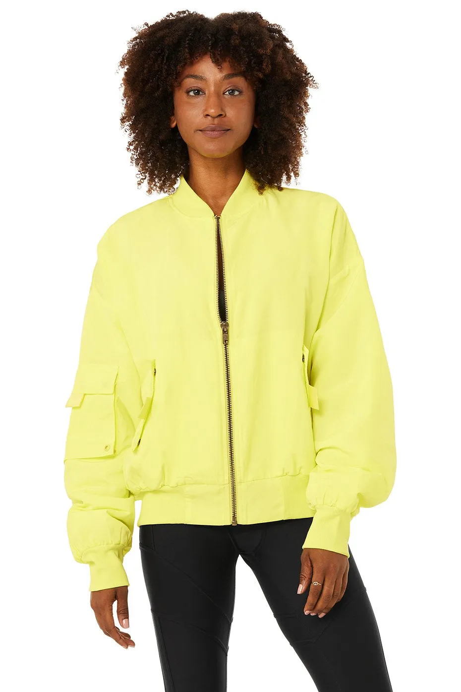 It Girl Bomber - Neon Shock Yellow
